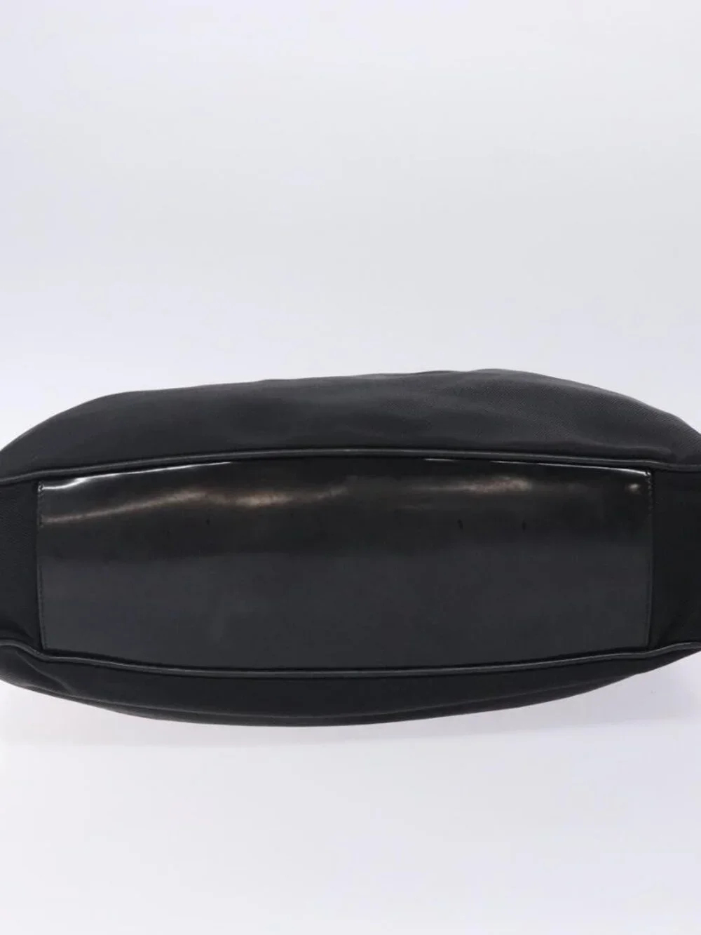 GUCCI Bamboo Hand Bag Nylon Black Silver 001 2123 1577 Auth ep9772
